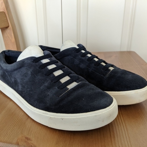 vince navy sneakers
